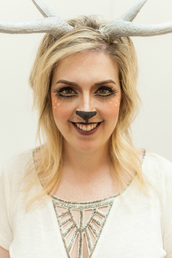 Halloween makeup tutorial: Try this easy deer costume - Honestly  JamieHonestly Jamie